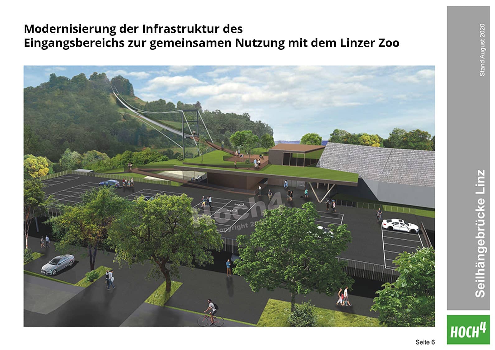 Hängebrücke Linz - vom Freinberg zum Pöstlingberg - Hängebrücke